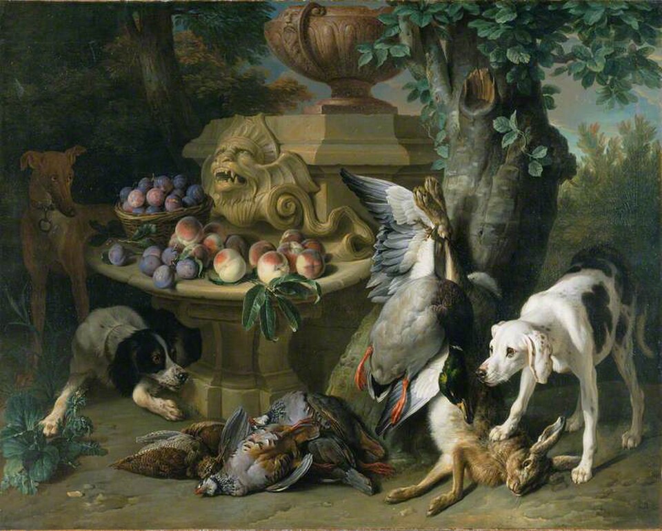alexandre françois desportes (1661 1743) dogs, dead game and fruit p594 the wallace collection 1